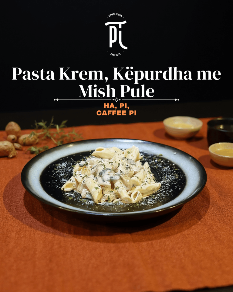 Pasta Krem, Këpurdha me Mish Pule