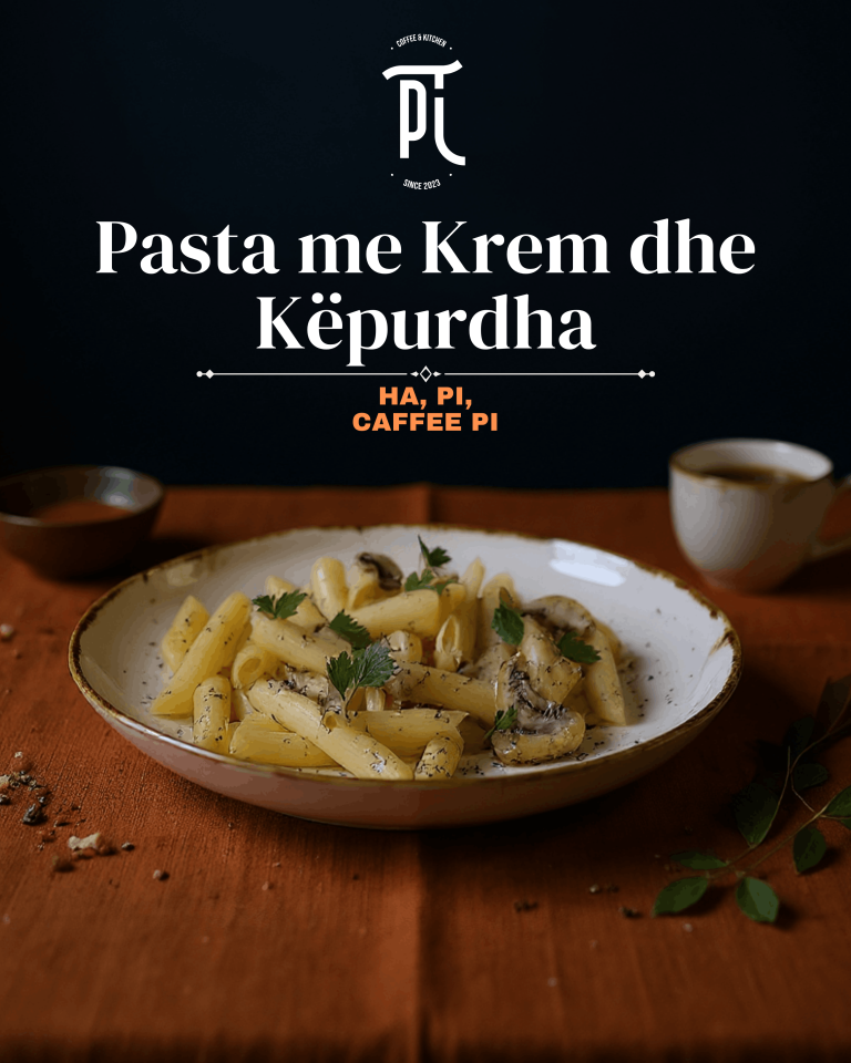 Pasta me Krem dhe Këpurdha
