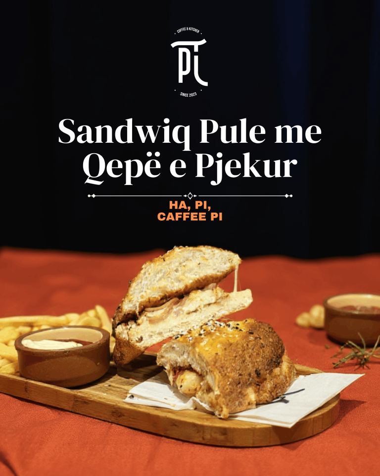 Sandwiq Pule me Qepë e Pjekur